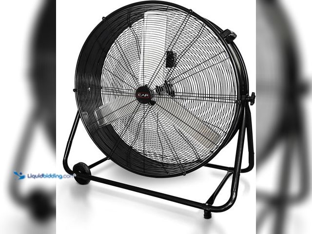Lot 49-5408616 - CAP Barbell 30'' High Velocity Heavy Duty Floor Fan – Ultimate Cooling Power for Gyms & Homes. [ASIN...