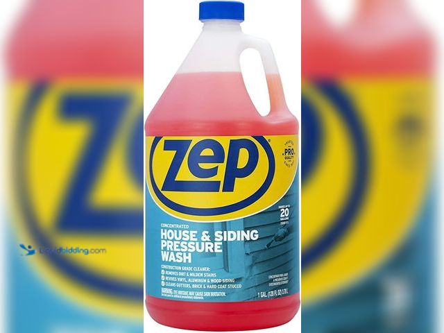 Lot 49-5539646 - QTY 4 - ZEP INC 128OZ House/Siding Wash. Model: B00G5KHWZA. Unused