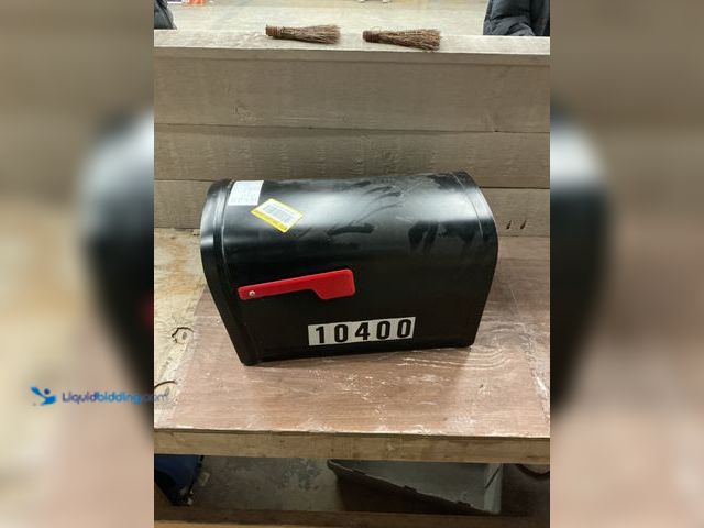 Lot 49-5450663 - Architectural Mailboxes
Oasis 360 Black, Large, Steel, Locking Parcel Mailbox with 2-Access Doors U...