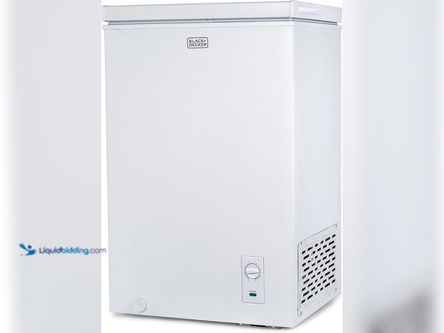 Lot 49-3510717 - BLACK+DECKER 2.0 Cu. Ft. Compact Chest Freezer, Deep Freezer Holds Up To 70 Lbs. of Frozen Food, Rem...