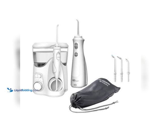 Lot 49-1629067 - Waterpik Ultra Plus and Cordless Pearl Water Flosser Combo Pack, Model # B0CH5HZX62, Unused, Has att...