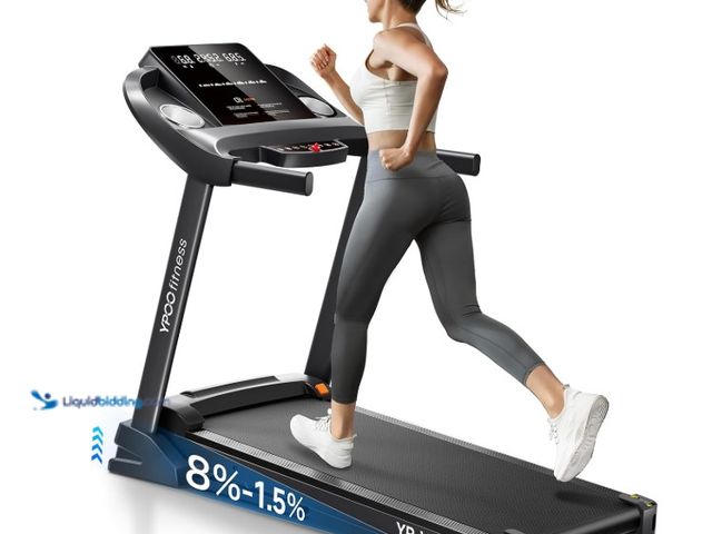 Lot 49-3463489 - Treadmills for Home Use, Walking Pad Treadmill with Incline, Auto Foldable Treadmill for Home, 8.0 M...