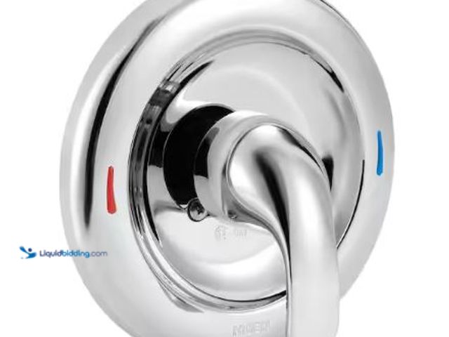 Lot 49-1625281 - MOEN Chateau Lever Posi-Temp 1-Handle Shower Valve Trim Kit in Chrome (Valve Not Included), Model # ...