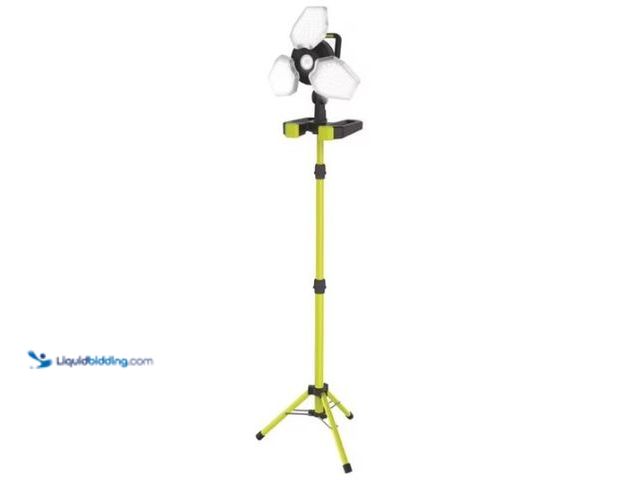 Lot 49-3612810 - BEYOND BRIGHT 70-Watt Tower Light with Tripod Stand, Model No : 6066329, New. (NOTE: Factory packed....