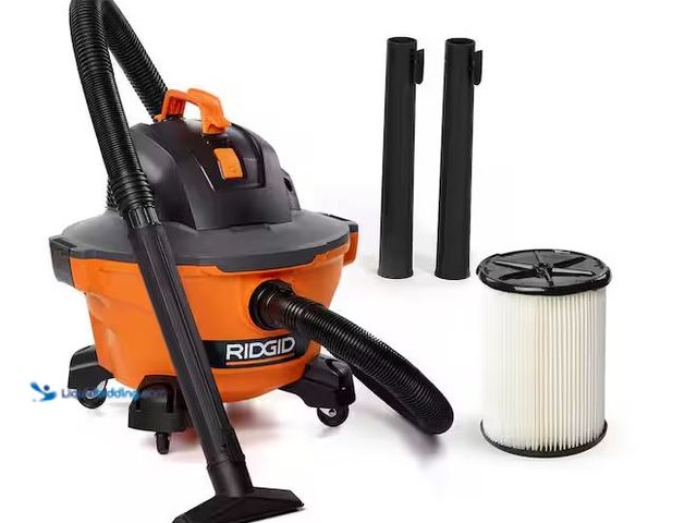 Lot 49-5460665 - RIDGID
6 Gal. 3.5 Peak HP NXT Shop Vacuum Wet Dry Vac with General Debris Filter, Locking Hose and ...