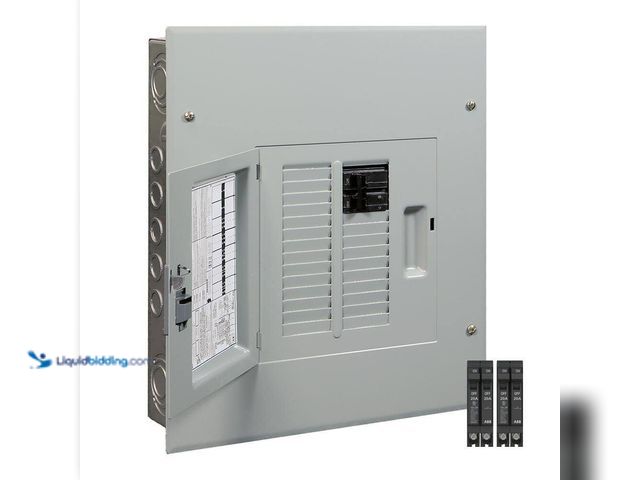 Lot 49-5416162 - ABB 100 Amp 12-Space 24-Circuit Main Breaker Indoor Load Center Value Pack (Model: TMQ1210PA) Used
