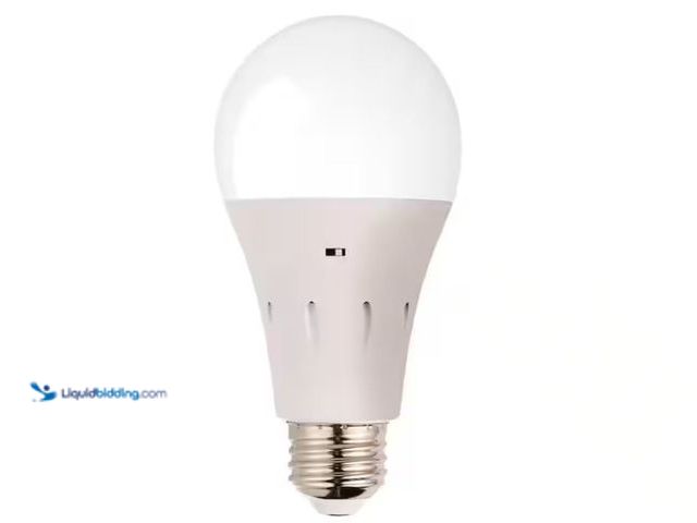 Lot 49-1623436 - Lot of (2) Sensor Brite 60-Watt A15 Soft White LED Light Bulb with Backup Battery, Model # SBTBB-PD6...
