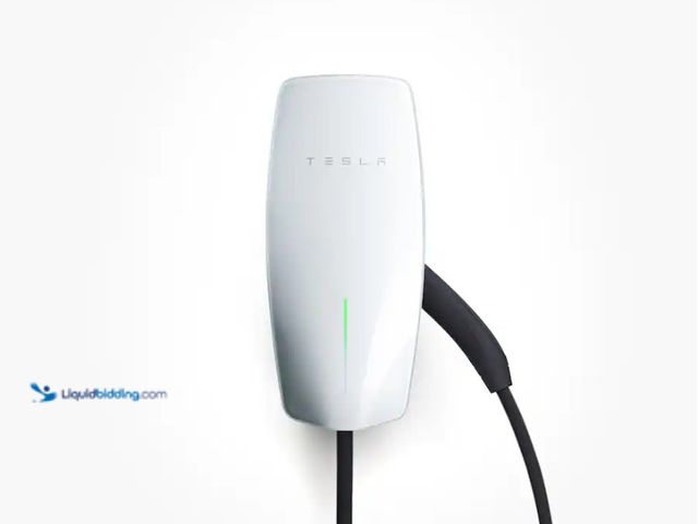 Lot 49-1578030 - Tesla - Wall Connector Level 2 Hardwired Electric Vehicle (EV Charger) - up to 48A - 24' - White, Mo...