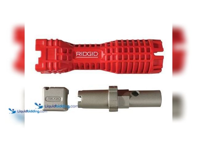 Lot 49-5581634 - RIDGID EZ Change Plumbing Wrench Faucet Installation and Removal Tool. Model # 56988. Unused