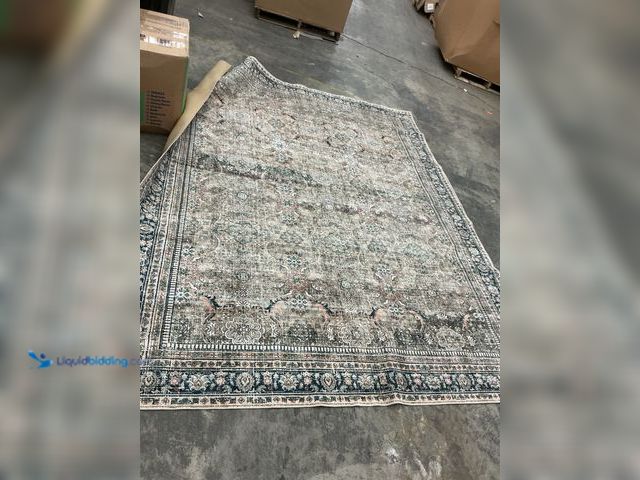 Lot 49-3528253 - BESTSWEETIE 8x10 Area Rug Washable Rugs for Living Room, No Pile Boho Carpet for Entryway Bedroom Di...