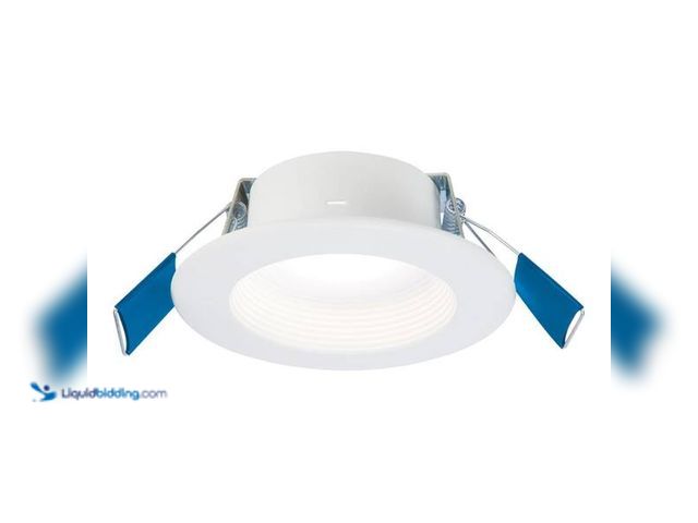 Lot 49-5452585 - HALO
RL 4 in. Canless Recessed LED Downlight, 600/900lm, 5CCT, D2W, 120V, DM. SKU # 1010053010 Item...