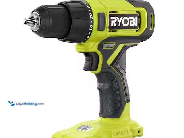 Lot 49-1568961 - RYOBI ONE+ 18V Cordless 1/2 in. Drill/Driver (Tool Only) Model # PCL206, Slightly Used  Ref#HDPA0115