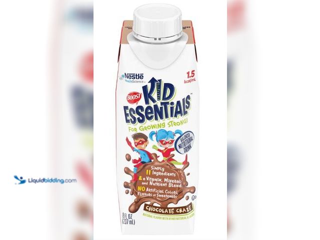 Lot 49-3564135 - Boost Kid Essentials 1.5 Balanced Nutritional Drink, Chocolate Craze, 8 oz - Each New