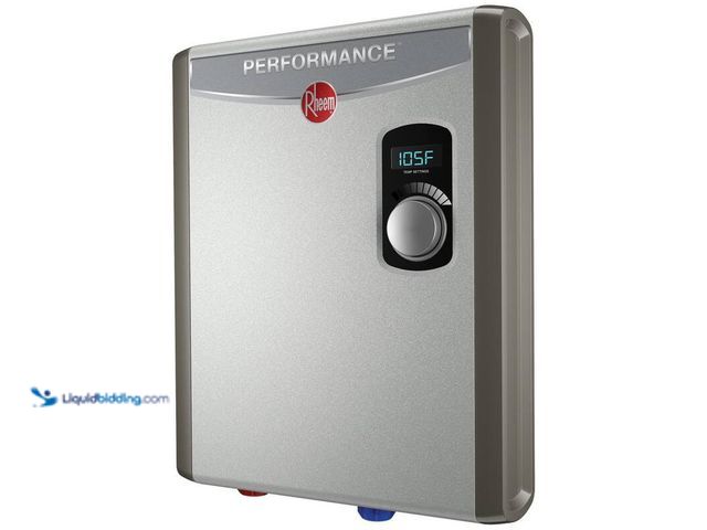 Lot 49-5406643 - Rheem Performance 18 kW 3.51 GPM 240-Volt Self-Modulating Electric Tankless Water Heater, Model#RETE...