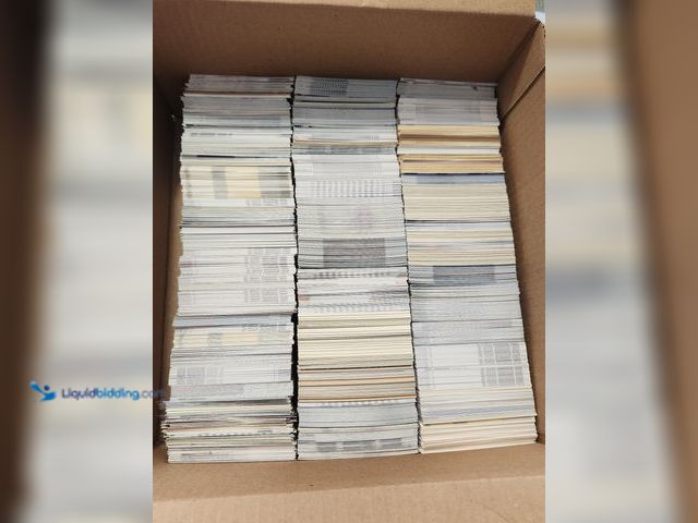 Lot 49-1817846 - BOX OF AROUND 2,000 COLLECTIBLE SPORTS CARDS. VARIOUS SPORTS BRANDS AND YEARS PRODUCED. NOTICED MANY...