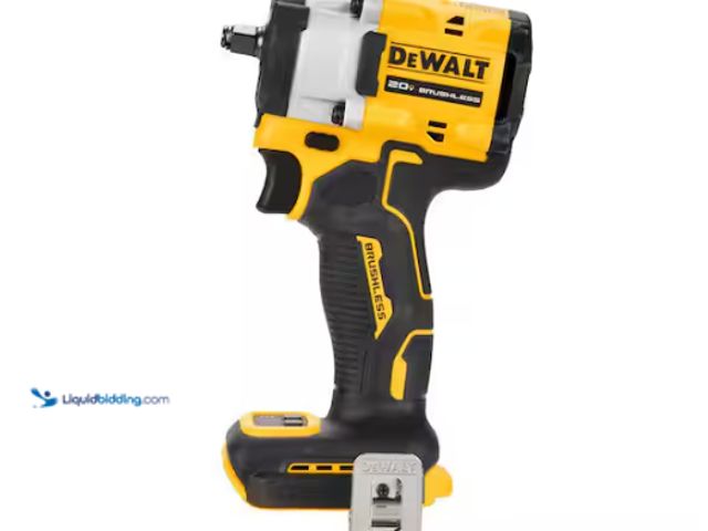 Lot 49-1636825 - DEWALT ATOMIC 20V MAX Cordless Brushless 3/8 in.Variable Speed Impact Wrench (Tool Only) No Battery,...