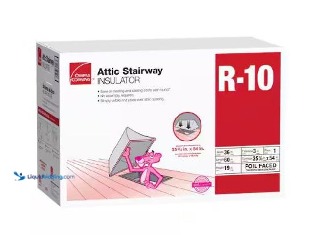 Lot 49-1625536 - Owens Corning Attic Stair Insulator Tent Cover II 25-1/2 in. x 54 in., Model # AS2, Unused.