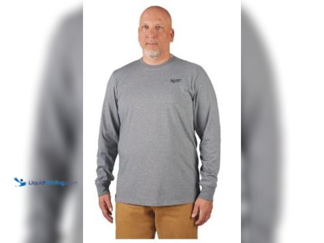 Lot 49-3539714 - Milwaukee Long Sleeve Work Tee Hybrid 604G-XL - Size XL - Gray - 74763
045242-74763 Item is unused ...