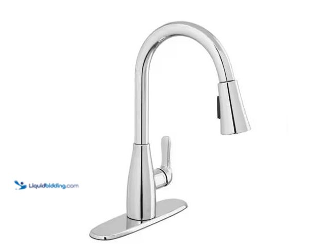 Lot 49-2020567 - Glacier Bay McKenna Single-Handle Pull Down Sprayer Kitchen Faucet in Polished Chrome with TurboSpra...