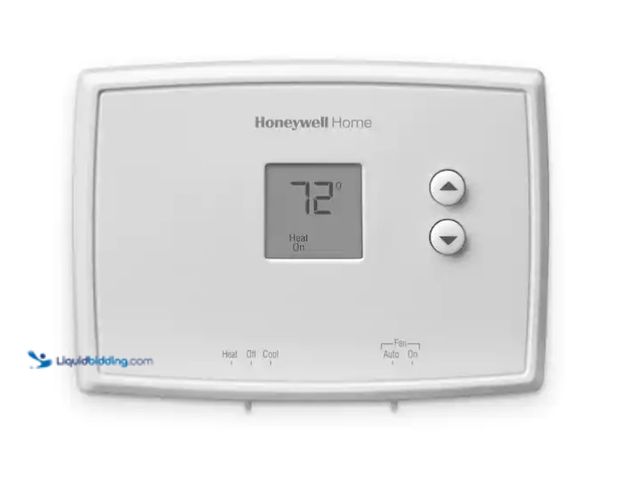 Lot 49-1571611 - Lot of (2) Honeywell Home Horizontal Non-Programmable Thermostat, Model # RTH111B, Unused  Ref#LBREL...