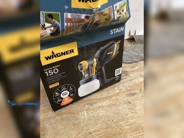 Lot 49-5415020 - Wagner
Control Stainer 150 Handheld HVLP Stain Sprayer. Used