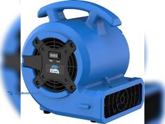 Lot 49-5415647 - B-Air 1/8 HP Air Mover Carpet Dryer Floor Blower Fan for Home Use in Blue. Model # BA-VP-15-BL. Unus...