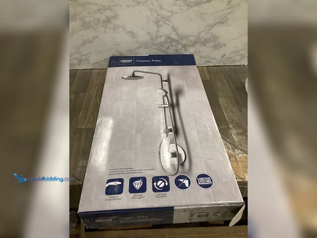 Lot 49-5407046 - GROHE Vitalio 5-spray 7 in. Dual Shower Head and Handheld Shower Head in Chrome. Model # 26520000. U...