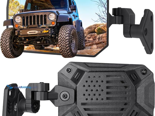 Lot 49-5448557 - JOYTUTUS Wrangler Mirrors Doors Off Compatible with Wrangler TJ JK & Unlimited, Wrangler JK Side Mir...