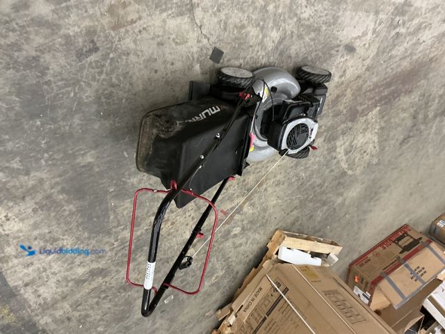 Lot 49-5541559 - Muray lawn mower, Black and grey, Model #MNA153003. Used