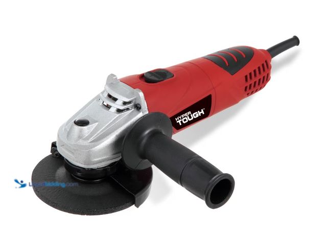 Lot 49-1622962 - Hyper Tough AQ15003G Corded 4 1/2-Inch 120V, 6.0 AMP, Power Grinders, 11500 RPM, Model # AQ15003G, S...