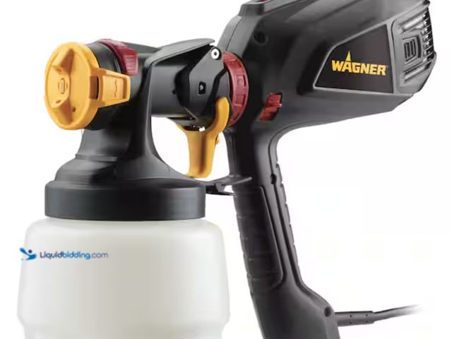 Lot 49-2000481 - Wagner Flexio 2500 Electric Handheld HVLP Paint Sprayer, Model # 2409509, Slightly used, Has attachm...