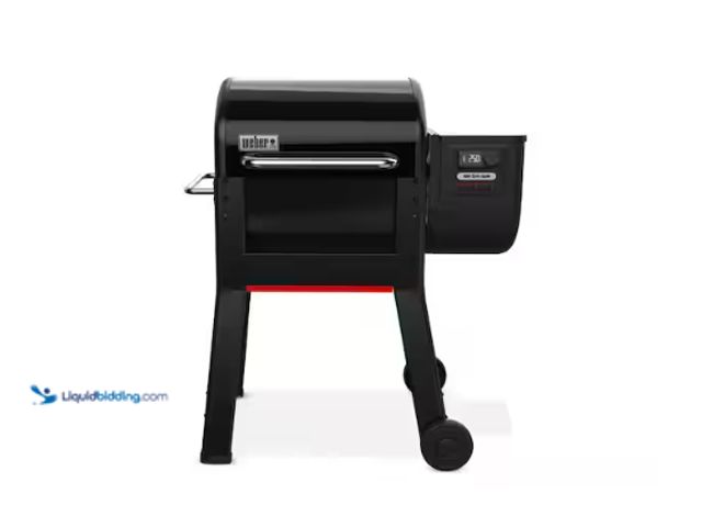 Lot 49-1636792 - Weber  Smoque Wood Pellet Grill and Smoker in Black Model # 1500770, Unused, Has Attachments, NOTE: ...