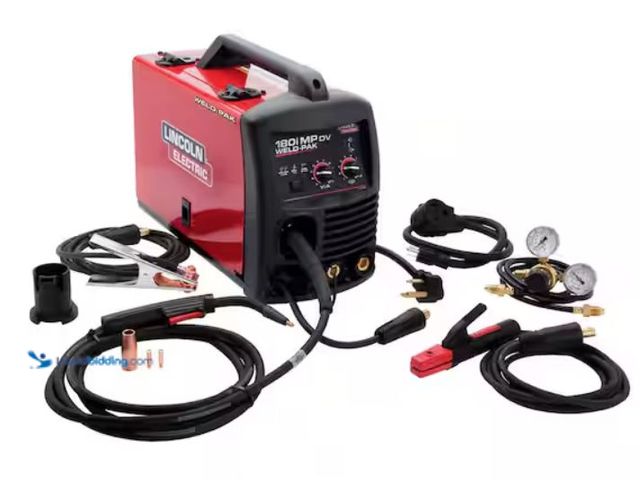 Lot 49-2006670 - Lincoln Electric 180 Amp Weld-Pak 180i Multi-Process Stick/MIG/Flux-Core/TIG, 120V or 230V Aluminum ...