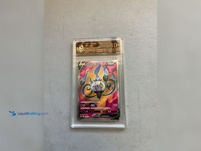 Lot 49-1977906 - Other WOW GRADED CARD! 2024 CHANDULURE V FULL ART RARE SR 134/132 AP 10 PRISTINE AN AMAZING CARD FOR...