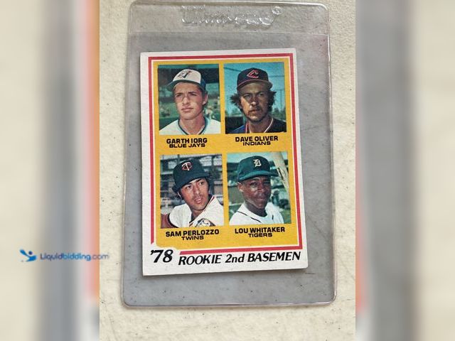 Lot 49-3503563 - Other 1978 TOPPS LOU WHITAKER DETROIT TIGERS ROOKIE CARD #704