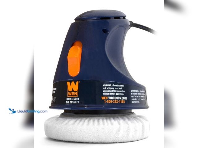 Lot 49-2004578 - WEN 6-inch Random Orbit Waxer / Polisher, Model #6010, Slightly used, Clean, Powers on.   Ref#WEN062...