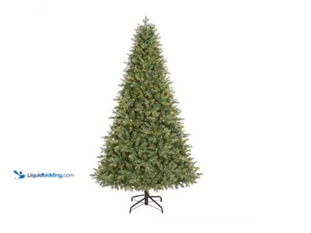 Lot 49-1572047 - Home Accents Holiday 7.5ft Nostalgic Noble Fir LED Pre-Lit Christmas Tree Model #1013618111, Unused ...