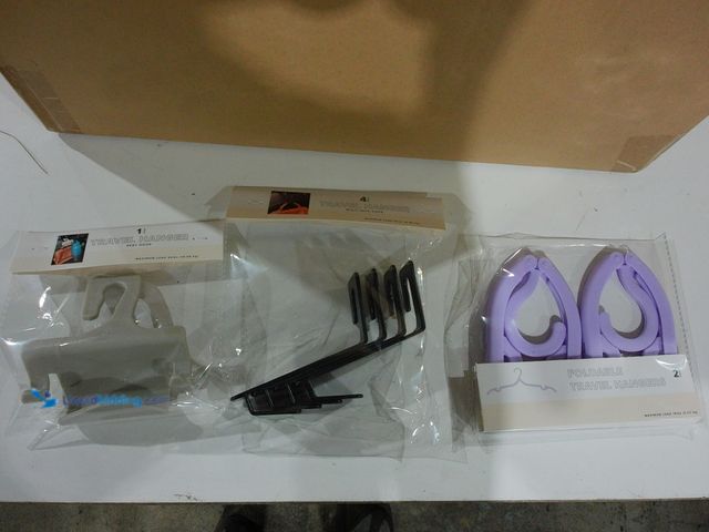 Lot 49-2001433 - Lot of approx. (36) Assorted Travel Hanger and Vehicle Storage Hooks, No model number, Unused.   Ref...