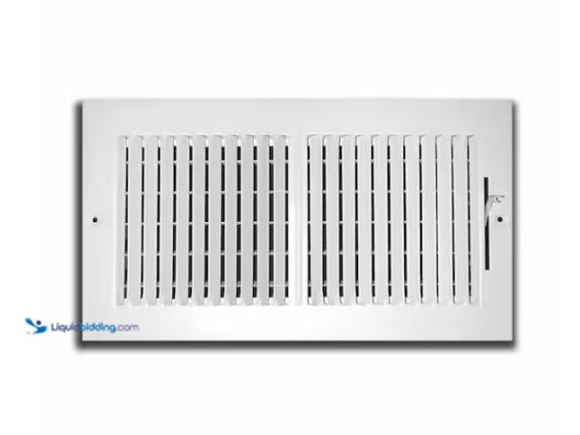 Lot 49-1624392 - Lot of (4) Everbilt 10 in. x 8 in. 2-Way Wall/Ceiling Register Model # H102M 10X08, Unused  Ref#SR07...