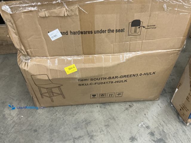 Lot 49-5552548 - Moss Green Upholstered Dining Chair. Unused. Model #C-FU04179-HULK.