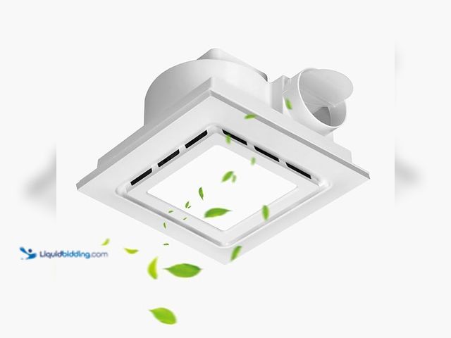 Lot 49-1576815 - VntSmt Exhaust Fan with Light, Bathroom Ventilation Fan with Light, 120 CFM, 1.0 Sound Silent Ventil...