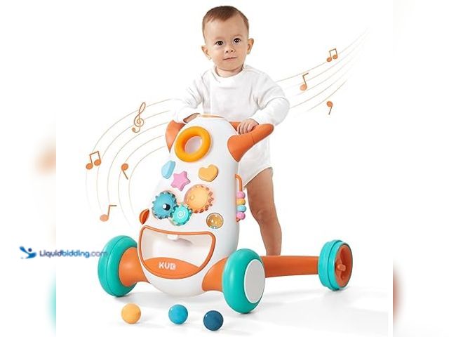 Lot 49-3433542 - KÜB Montessori Baby Walker - Interactive Push Toy for Toddlers Learning to Walk with Soft Music & Li...