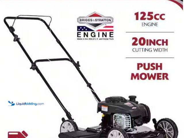 Lot 49-1625309 - Murray 20 in. 125 cc Briggs & Stratton Walk Behind Gas Push Lawn Mower with 4 Wheel Height Adjustmen...