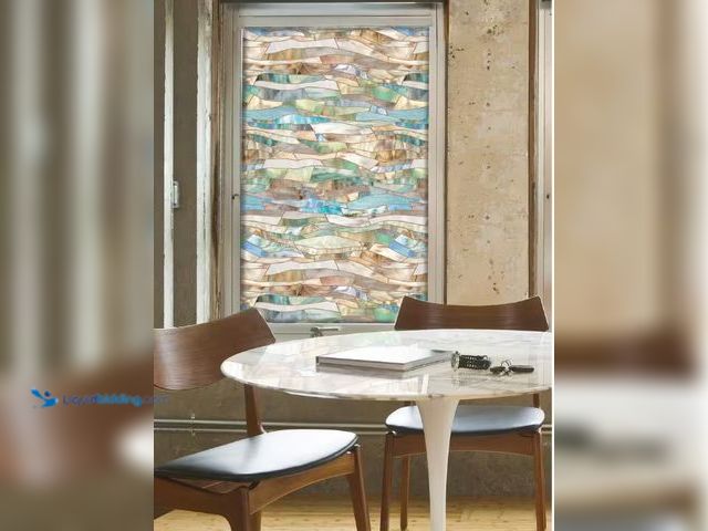 Lot 49-1515819 - (2) Artscape 24 in. x 36 in. Terrazzo Decorative Window Film, Model # 01-0709 Unused  Ref#HDSR0710