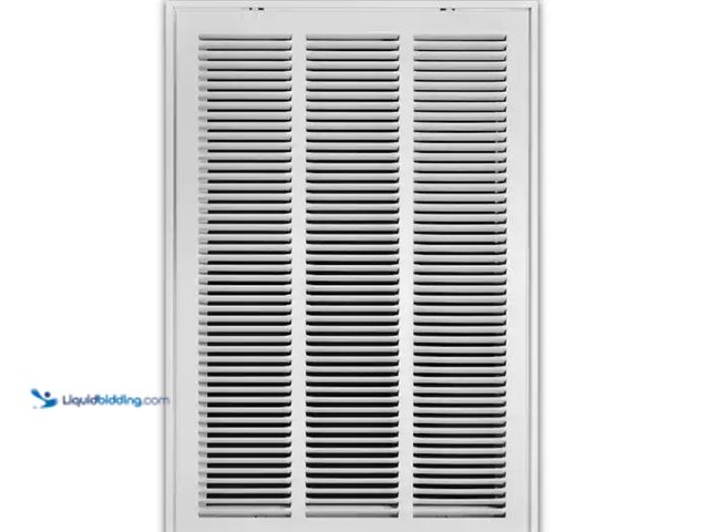 Lot 49-1622692 - Everbilt 16 in. x 25 in. Steel Return Air Filter Grille in White, Model # E190RF16X25, Unused  Ref#P...