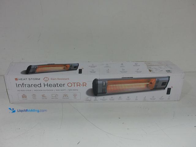 Lot 49-2020579 - Heat Storm Tradesman 1,500-Watt Electric Outdoor Infrared Quartz Portable Space Heater with Wall/Cei...