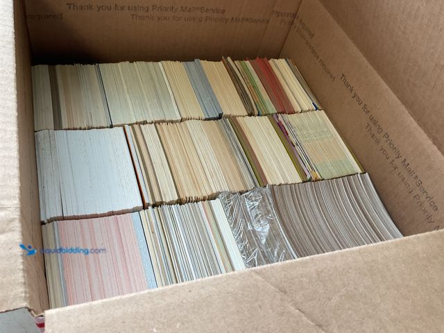 Lot 49-3708136 - Other LARGE BOX FULL OF 2000+ SPORT CARDS VARIOUS YEARS AND TYPES LOADED WITH STARS AND HALL OF FAME...