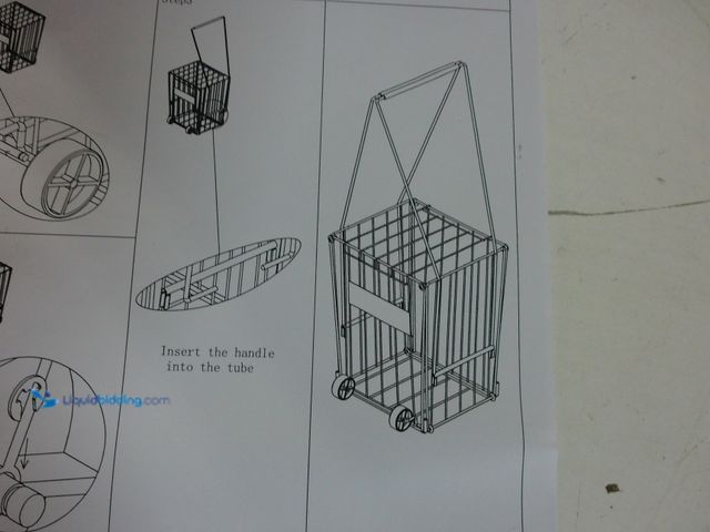 Lot 49-3482642 - Salyoubrious Adult Ball Pick Up Basket Tennis Ball Collection Pick-Up Basket in Black Model #1674655...