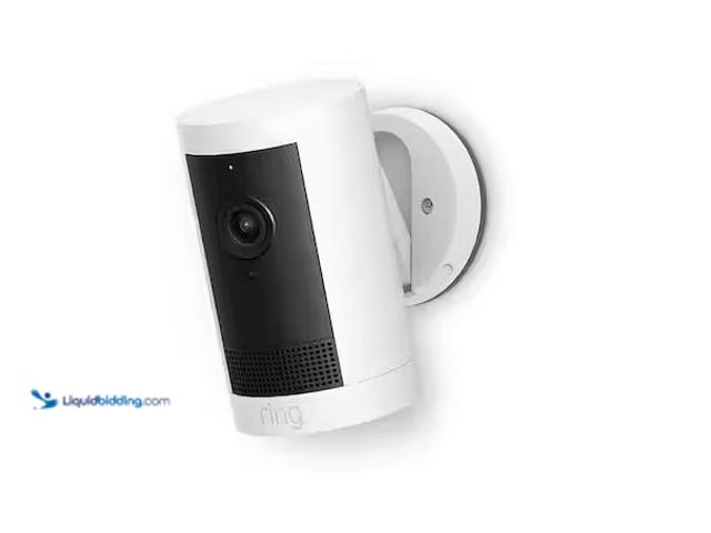 Lot 49-1576445 - Ring Outdoor Cam Plus, Battery Security Camera with 2K Video, Low-Light Sight, and Mount-Anywhere Ve...