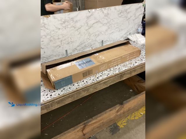 Lot 49-3531442 - 4-Drawer Dresser, Space Saver Fabric Storage Tower with Wood Top & Metal Frame, Easy Assembly for Be...